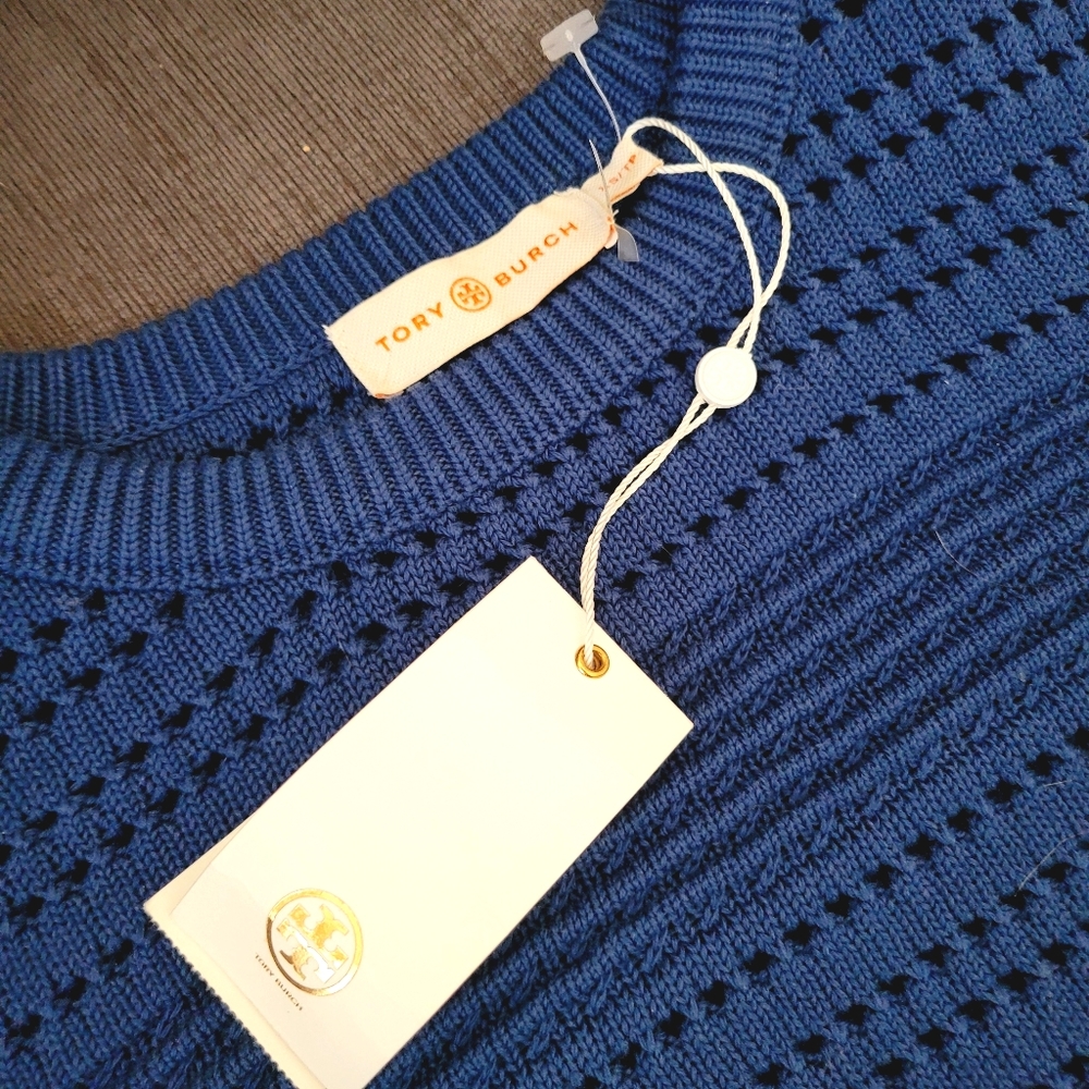 Beautiful Blue XS Tory Burch light sweater